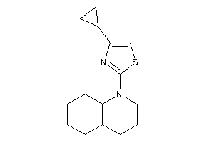 2-(3,4,4a,5,6,7,8,8a-octahydro-2H-quinolin-1-yl)-4-cyclopropyl-thiazole