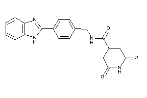 N-[4-(1H-benzimidazol-2-yl)benzyl]-2,6-diketo-isonipecotamide