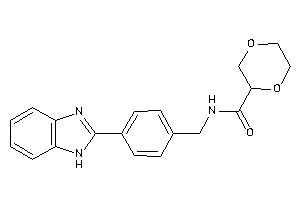 N-[4-(1H-benzimidazol-2-yl)benzyl]-1,4-dioxane-2-carboxamide