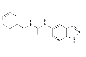 1-(cyclohex-3-en-1-ylmethyl)-3-(1H-pyrazolo[3,4-b]pyridin-5-yl)urea
