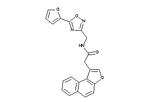 2-benzo[e]benzofuran-1-yl-N-[[5-(2-furyl)-1,2,4-oxadiazol-3-yl]methyl]acetamide