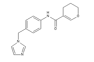 N-[4-(imidazol-1-ylmethyl)phenyl]-3,4-dihydro-2H-pyran-5-carboxamide