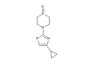 4-(4-cyclopropylthiazol-2-yl)-1,4-thiazinane 1-oxide