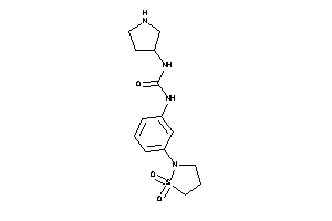 1-[3-(1,1-diketo-1,2-thiazolidin-2-yl)phenyl]-3-pyrrolidin-3-yl-urea