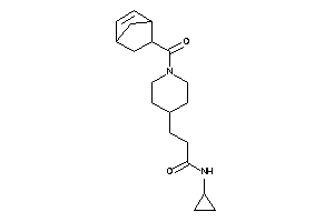 3-[1-(bicyclo[2.2.1]hept-2-ene-5-carbonyl)-4-piperidyl]-N-cyclopropyl-propionamide