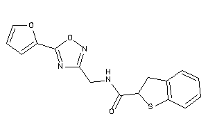 N-[[5-(2-furyl)-1,2,4-oxadiazol-3-yl]methyl]-2,3-dihydrobenzothiophene-2-carboxamide