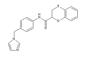 Image of N-[4-(imidazol-1-ylmethyl)phenyl]-2,3-dihydro-1,4-benzoxathiine-2-carboxamide