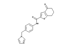 N-[4-(imidazol-1-ylmethyl)phenyl]-4-keto-6,7-dihydro-5H-benzofuran-2-carboxamide