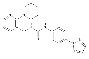 1-[(2-piperidino-3-pyridyl)methyl]-3-[4-(triazol-2-yl)phenyl]urea