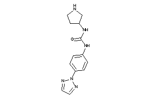 1-pyrrolidin-3-yl-3-[4-(triazol-2-yl)phenyl]urea