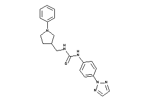 1-[(1-phenylpyrrolidin-3-yl)methyl]-3-[4-(triazol-2-yl)phenyl]urea