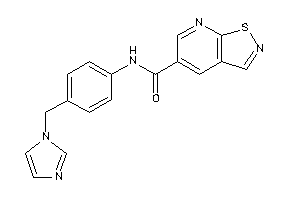N-[4-(imidazol-1-ylmethyl)phenyl]isothiazolo[5,4-b]pyridine-5-carboxamide