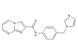 N-[4-(imidazol-1-ylmethyl)phenyl]imidazo[1,2-a]pyrimidine-2-carboxamide