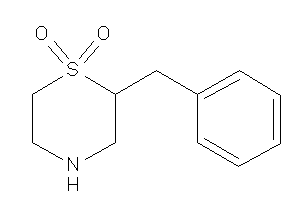 2-benzyl-1,4-thiazinane 1,1-dioxide