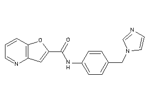 N-[4-(imidazol-1-ylmethyl)phenyl]furo[3,2-b]pyridine-2-carboxamide