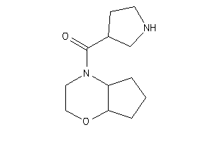 3,4a,5,6,7,7a-hexahydro-2H-cyclopenta[b][1,4]oxazin-4-yl(pyrrolidin-3-yl)methanone