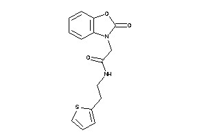 2-(2-keto-1,3-benzoxazol-3-yl)-N-[2-(2-thienyl)ethyl]acetamide