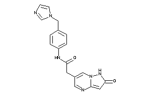 N-[4-(imidazol-1-ylmethyl)phenyl]-2-(2-keto-1H-pyrazolo[1,5-a]pyrimidin-6-yl)acetamide