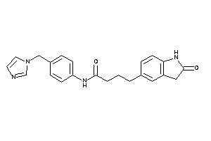 N-[4-(imidazol-1-ylmethyl)phenyl]-4-(2-ketoindolin-5-yl)butyramide