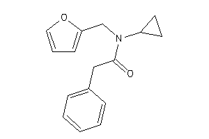Image of N-cyclopropyl-N-(2-furfuryl)-2-phenyl-acetamide