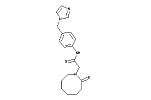 N-[4-(imidazol-1-ylmethyl)phenyl]-2-(2-ketoazocan-1-yl)acetamide