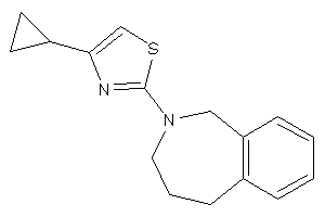 4-cyclopropyl-2-(1,3,4,5-tetrahydro-2-benzazepin-2-yl)thiazole