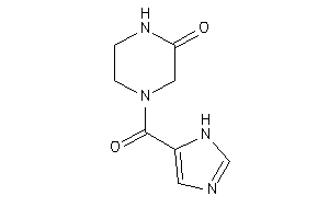 Image of 4-(1H-imidazole-5-carbonyl)piperazin-2-one