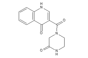 3-(3-ketopiperazine-1-carbonyl)-4-quinolone