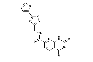 N-[[5-(2-furyl)-1,2,4-oxadiazol-3-yl]methyl]-2,4-diketo-1H-pyrido[2,3-d]pyrimidine-7-carboxamide