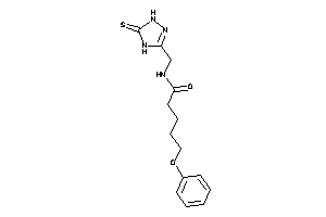 5-phenoxy-N-[(5-thioxo-1,4-dihydro-1,2,4-triazol-3-yl)methyl]valeramide