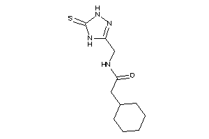 2-cyclohexyl-N-[(5-thioxo-1,4-dihydro-1,2,4-triazol-3-yl)methyl]acetamide