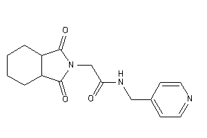 2-(1,3-diketo-3a,4,5,6,7,7a-hexahydroisoindol-2-yl)-N-(4-pyridylmethyl)acetamide