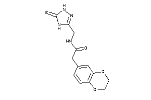 2-(2,3-dihydro-1,4-benzodioxin-6-yl)-N-[(5-thioxo-1,4-dihydro-1,2,4-triazol-3-yl)methyl]acetamide