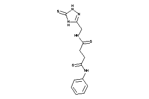 N'-phenyl-N-[(5-thioxo-1,4-dihydro-1,2,4-triazol-3-yl)methyl]succinamide