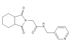 2-(1,3-diketo-3a,4,5,6,7,7a-hexahydroisoindol-2-yl)-N-(3-pyridylmethyl)acetamide