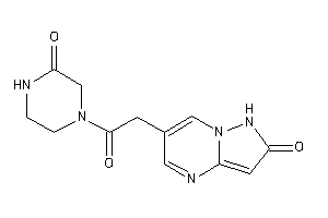 6-[2-keto-2-(3-ketopiperazino)ethyl]-1H-pyrazolo[1,5-a]pyrimidin-2-one