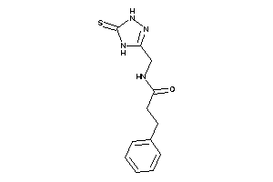 3-phenyl-N-[(5-thioxo-1,4-dihydro-1,2,4-triazol-3-yl)methyl]propionamide