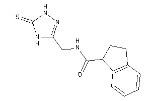 N-[(5-thioxo-1,4-dihydro-1,2,4-triazol-3-yl)methyl]indane-1-carboxamide