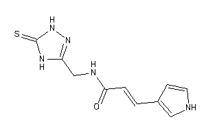 3-(1H-pyrrol-3-yl)-N-[(5-thioxo-1,4-dihydro-1,2,4-triazol-3-yl)methyl]acrylamide