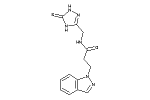 3-indazol-1-yl-N-[(5-thioxo-1,4-dihydro-1,2,4-triazol-3-yl)methyl]propionamide