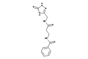 N-[3-keto-3-[(5-thioxo-1,4-dihydro-1,2,4-triazol-3-yl)methylamino]propyl]benzamide