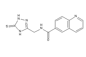 N-[(5-thioxo-1,4-dihydro-1,2,4-triazol-3-yl)methyl]quinoline-6-carboxamide