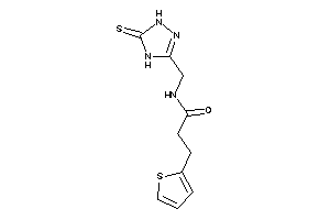 3-(2-thienyl)-N-[(5-thioxo-1,4-dihydro-1,2,4-triazol-3-yl)methyl]propionamide