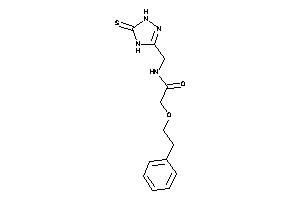 2-phenethyloxy-N-[(5-thioxo-1,4-dihydro-1,2,4-triazol-3-yl)methyl]acetamide