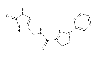 1-phenyl-N-[(5-thioxo-1,4-dihydro-1,2,4-triazol-3-yl)methyl]-2-pyrazoline-3-carboxamide