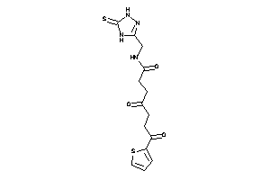 4,7-diketo-7-(2-thienyl)-N-[(5-thioxo-1,4-dihydro-1,2,4-triazol-3-yl)methyl]enanthamide