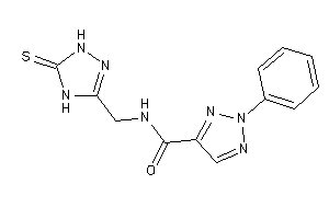 2-phenyl-N-[(5-thioxo-1,4-dihydro-1,2,4-triazol-3-yl)methyl]triazole-4-carboxamide