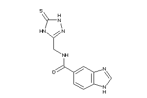 N-[(5-thioxo-1,4-dihydro-1,2,4-triazol-3-yl)methyl]-1H-benzimidazole-5-carboxamide