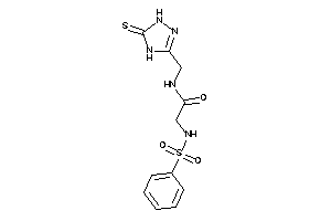 2-(benzenesulfonamido)-N-[(5-thioxo-1,4-dihydro-1,2,4-triazol-3-yl)methyl]acetamide