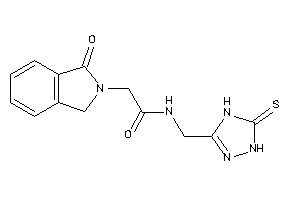 Image of 2-(1-ketoisoindolin-2-yl)-N-[(5-thioxo-1,4-dihydro-1,2,4-triazol-3-yl)methyl]acetamide